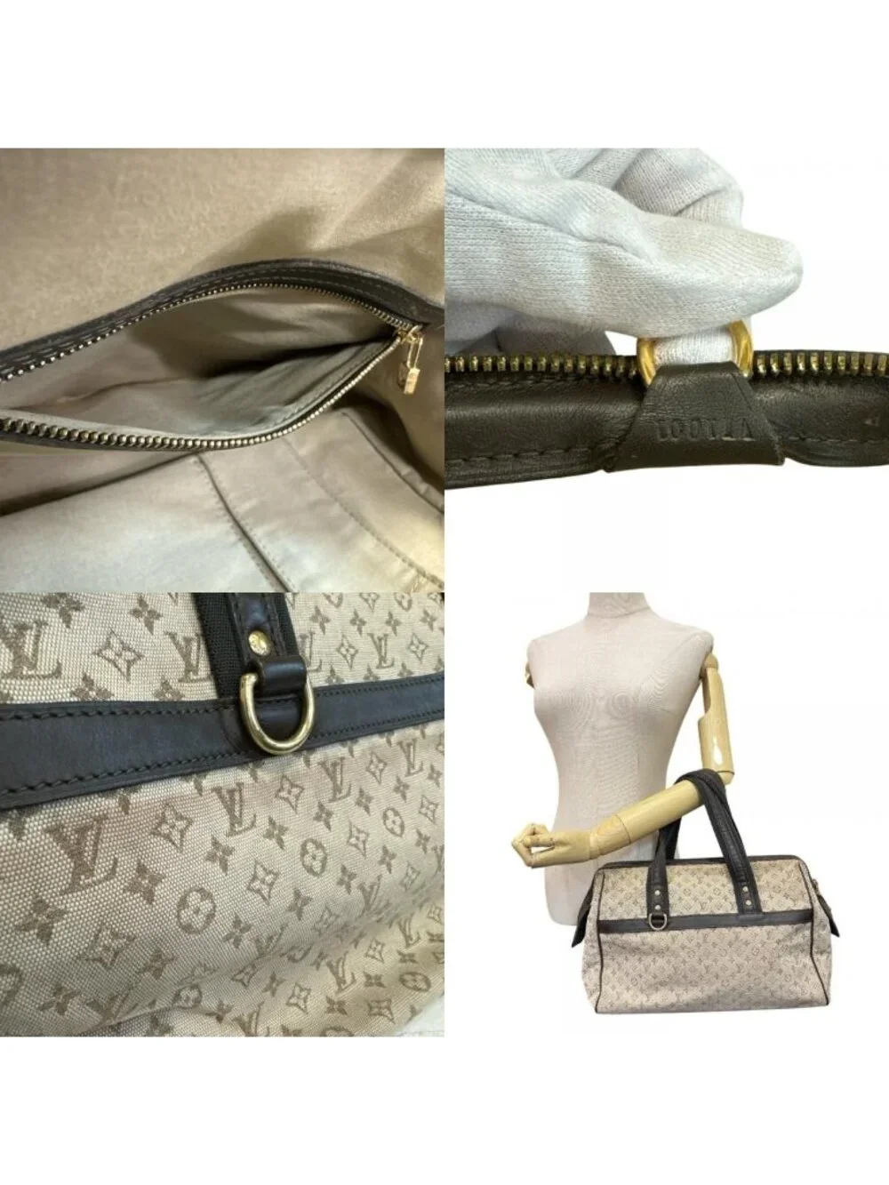 Louis Vuitton Hand Josephine GM Monogram Mini Boston